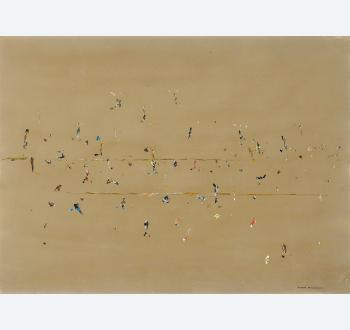Fred Williams (1927-1982) <I>Upwey Landscape No. 1</I> 1970 Sold June 2023 for $147,272 (inc. BP) ©Fred Williams/Copyright Agency, 2024.