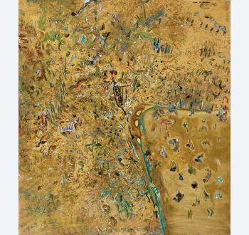 Fred Williams (1927-1982) <I>Werribee Gorge (10)</I> 1977-78 Sold November 2022 for $484,773 (inc. BP) ©Fred Williams/Copyright Agency, 2024.