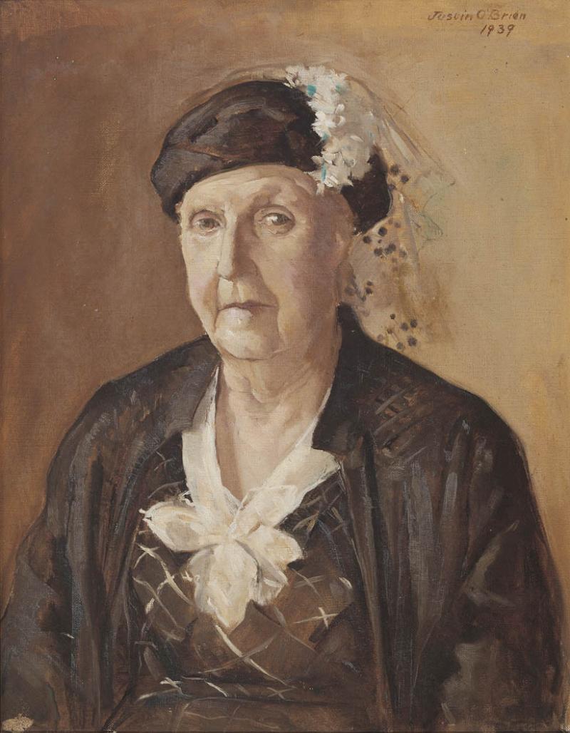JUSTIN OBRIEN - Untitled (Portrait of Mrs Hodgson)