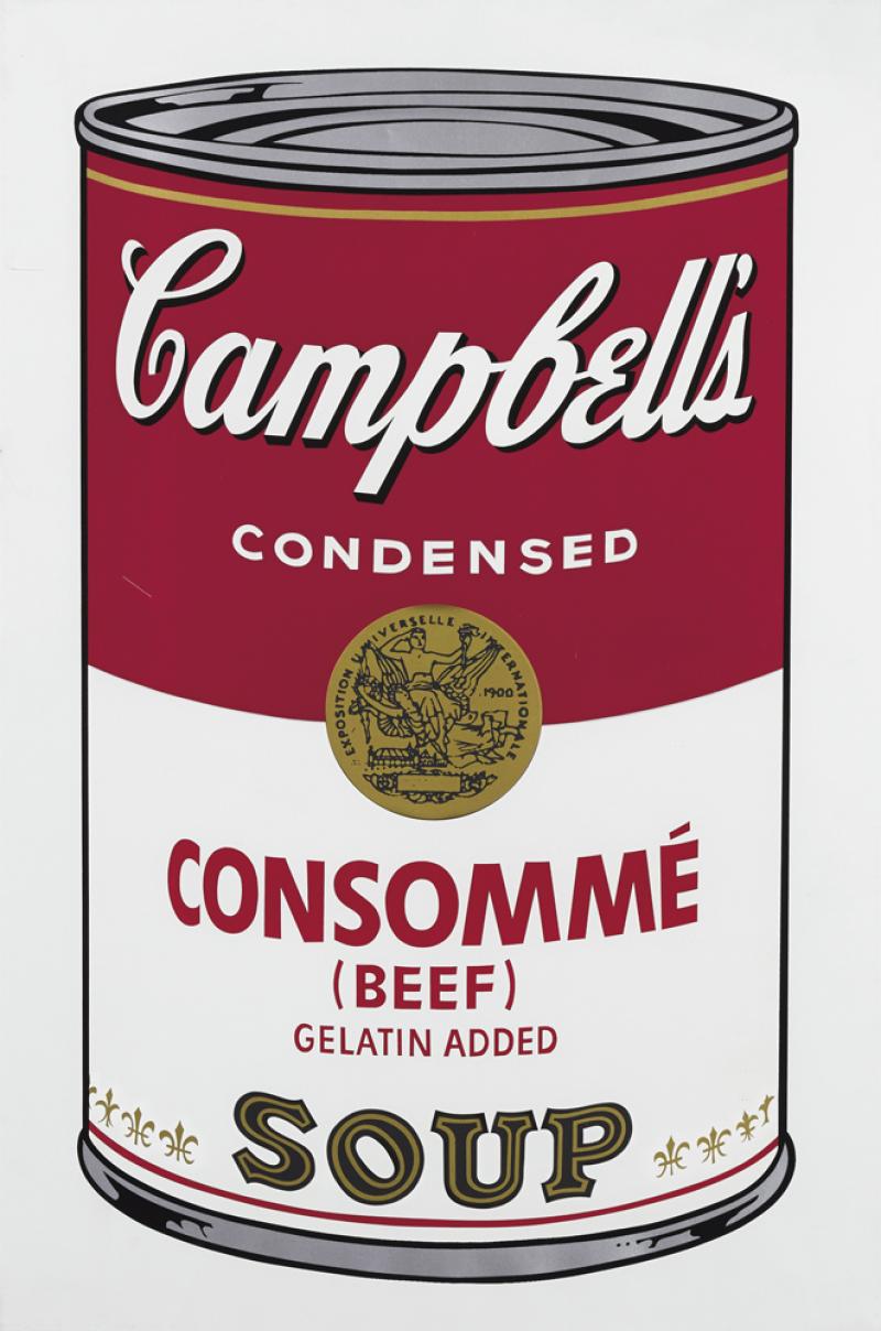 Andy Warhol - Consommé (Beef), from Campbell’s Soup I