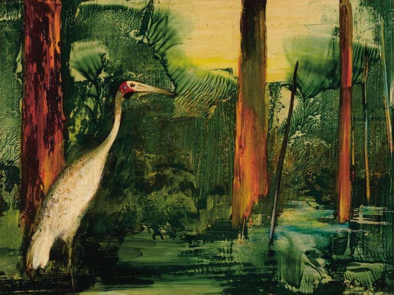 Albert Tucker - Ibis and Forest