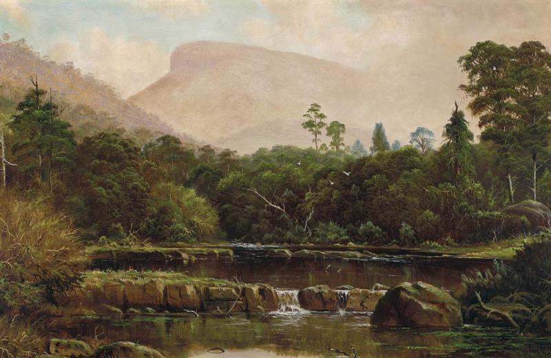 Haughton Forrest - Mount Wellington from Humphrey's Rivulet