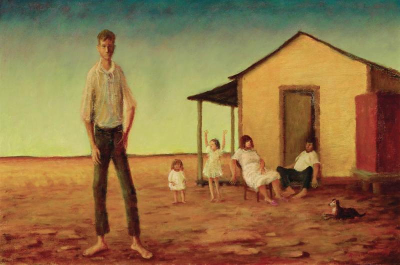 Russell Drysdale - Evening on Stony Plains