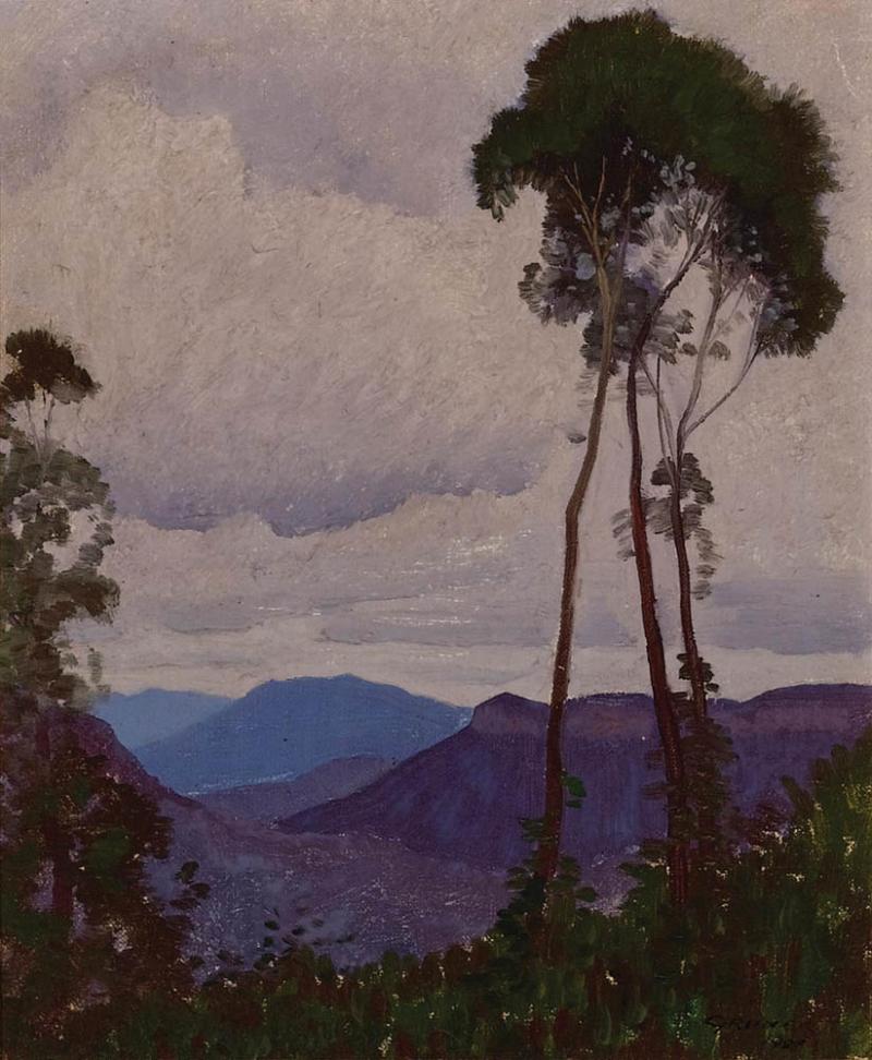 Elioth Gruner - Blue Mountains