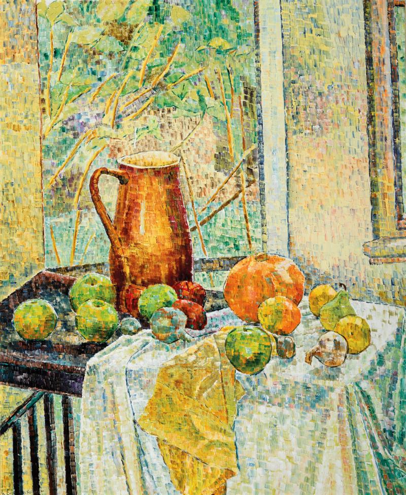 Grace Cossington Smith - Jug with Fruit in the Window