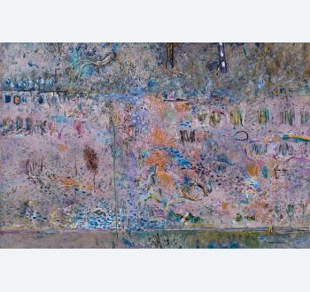 FRED WILLIAMS(1927-1982), <i>Kew Billabong</i> 1976. Sold for $1,227,273 including buyer's premium.