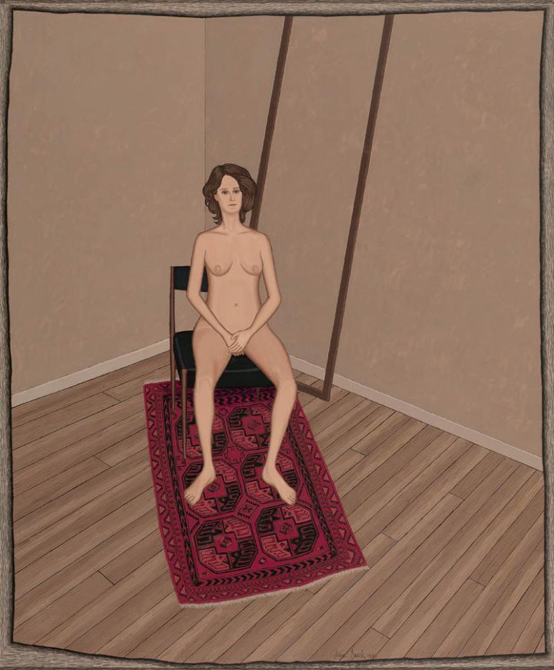 JOHN BRACK - Nude with Frame
