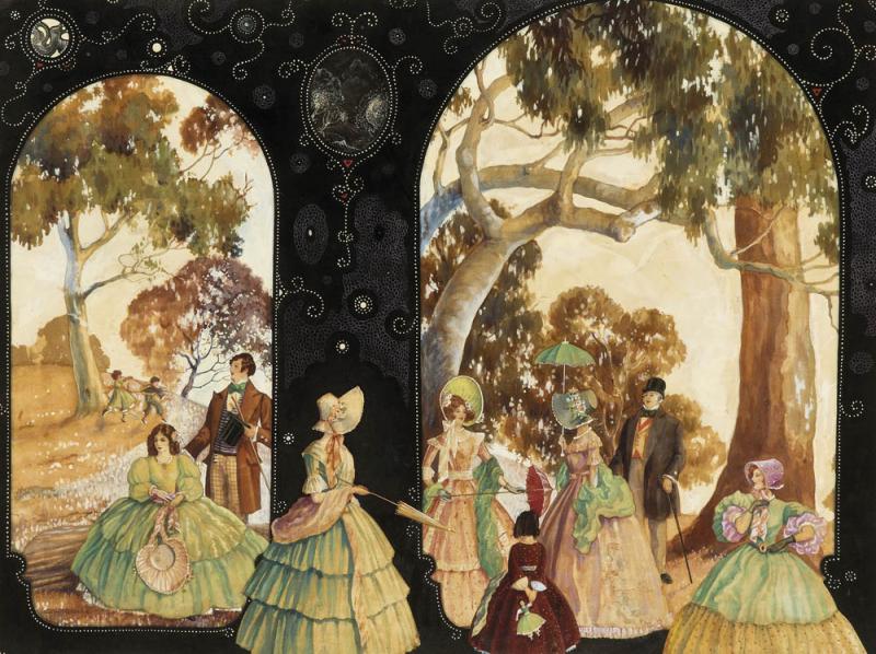 GEORGE W. NEVILLE - Untitled (The Garden Party)