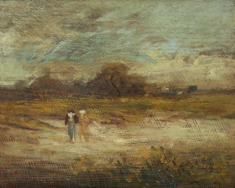 Attributed to CHARLES CONDER - Figures in Landscape