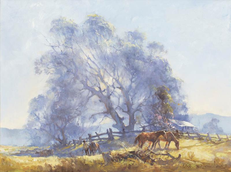 DARCY DOYLE - Untitled (Horses Grazing)
