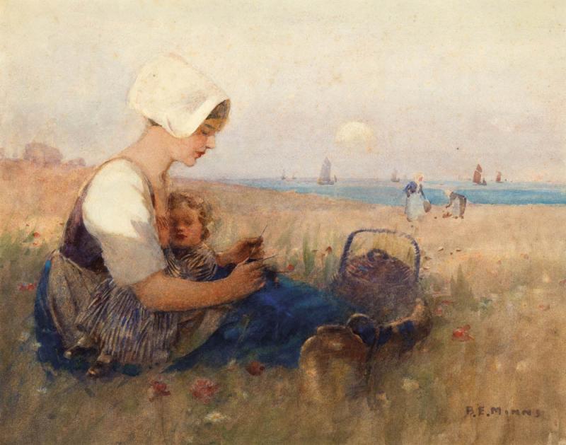 B. E. MINNS - Untitled (A Day at the Seaside)