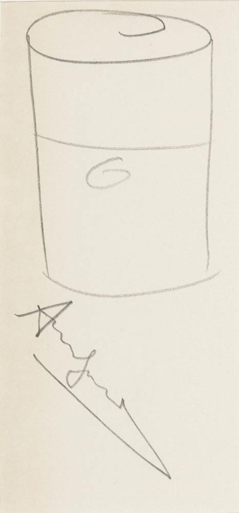 ANDY WARHOL - Untitled (Soup Can)