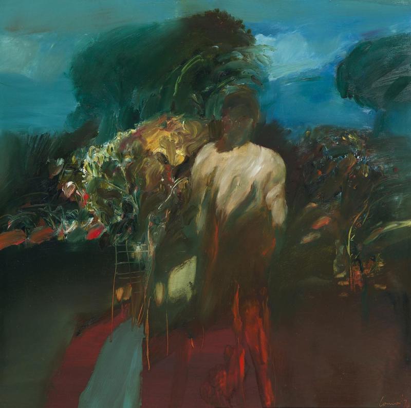 KEVIN CONNOR - Figure in a Garden