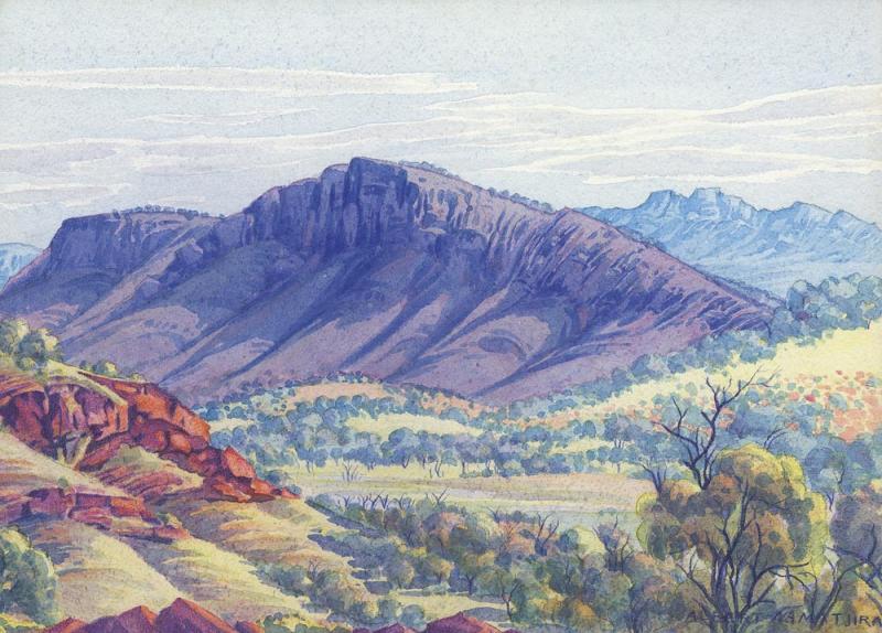 ALBERT NAMATJIRA - MacDonnell Range, Glen Helen, C.A.