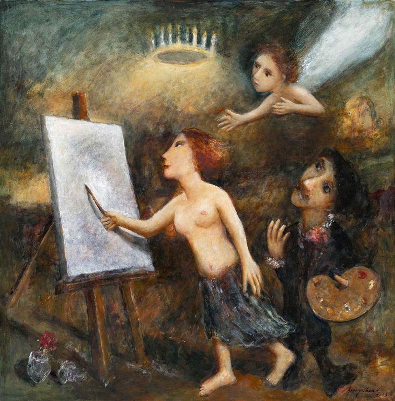 GARRY SHEAD - The Artistic Muse (Rembrandt)