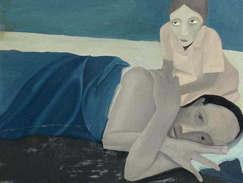 ROBERT DICKERSON - Untitled (Reclining Man with Woman)