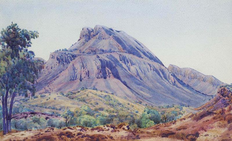 ALBERT NAMATJIRA - Mt Undoolya