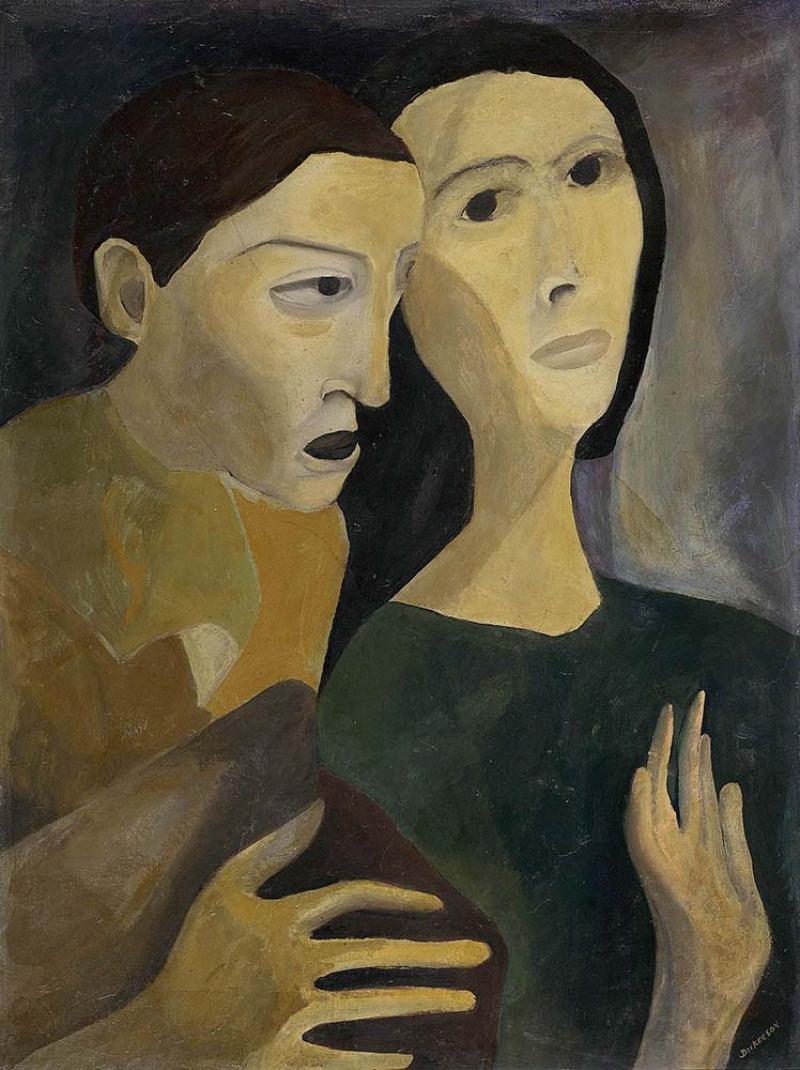 ROBERT DICKERSON - Untitled (Two Figures)