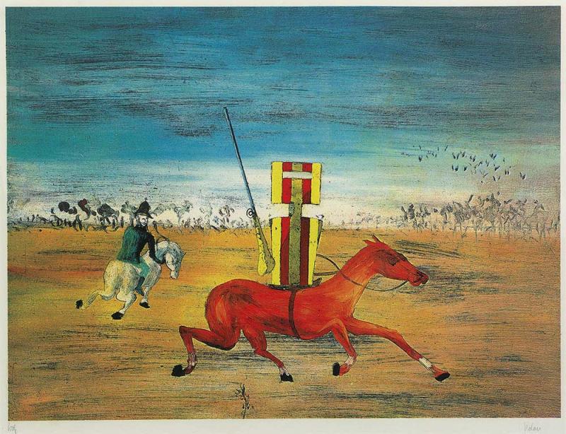SIDNEY NOLAN - The Pursuit (Ned Kelly series)