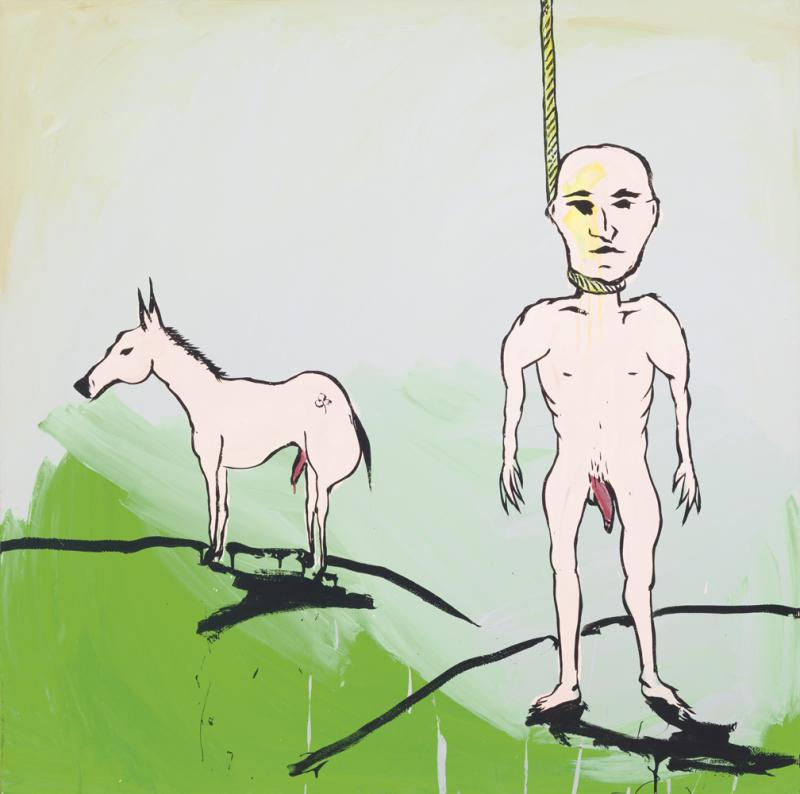 Adam Cullen - Self Portrait with Horse