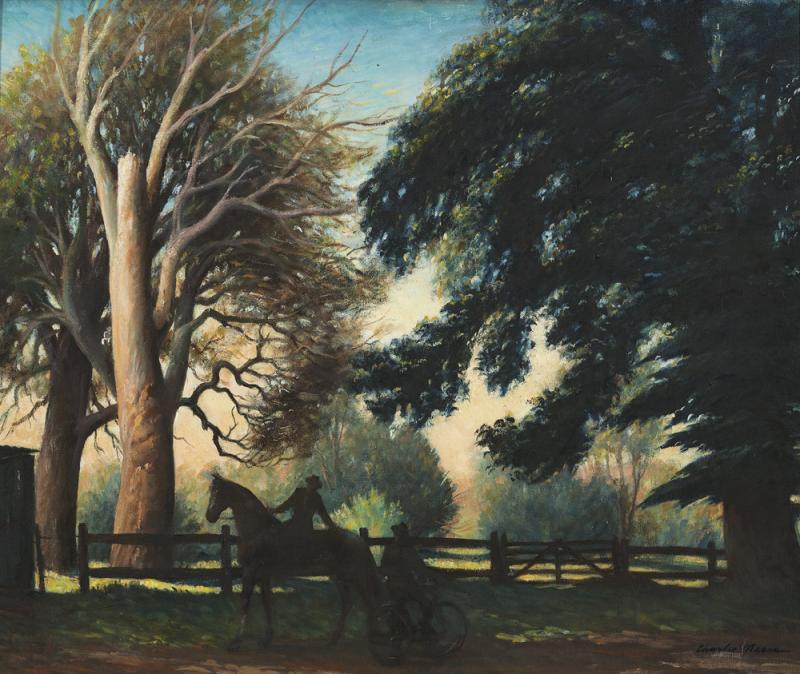 Charles Meere - Drive from Racecourse, Tumut