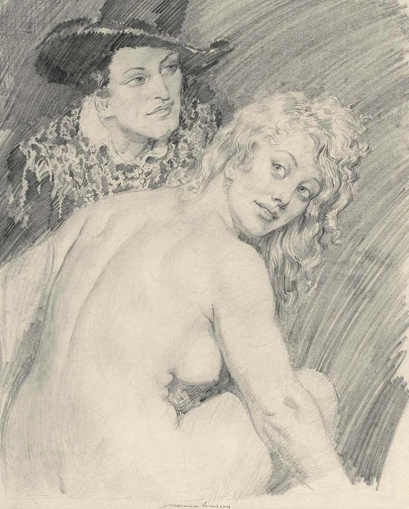Norman Lindsay - Study for Marriage