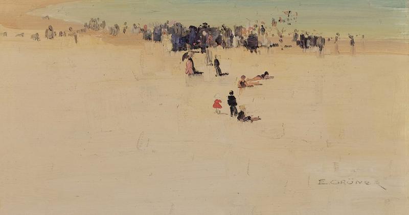 Elioth Gruner - Along the Sands