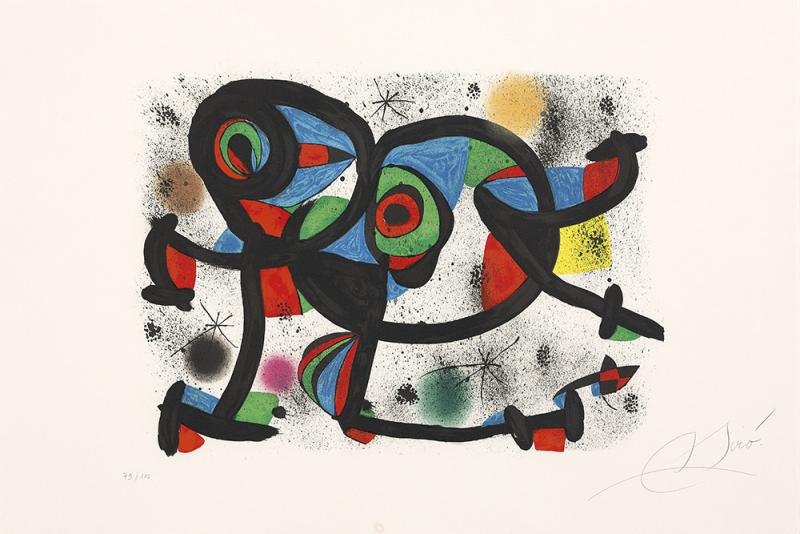 Joan Miro - La Triple Roue I