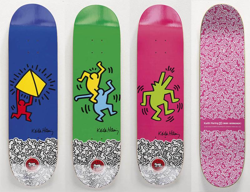Keith Haring - Iconic Collection of Skateboards