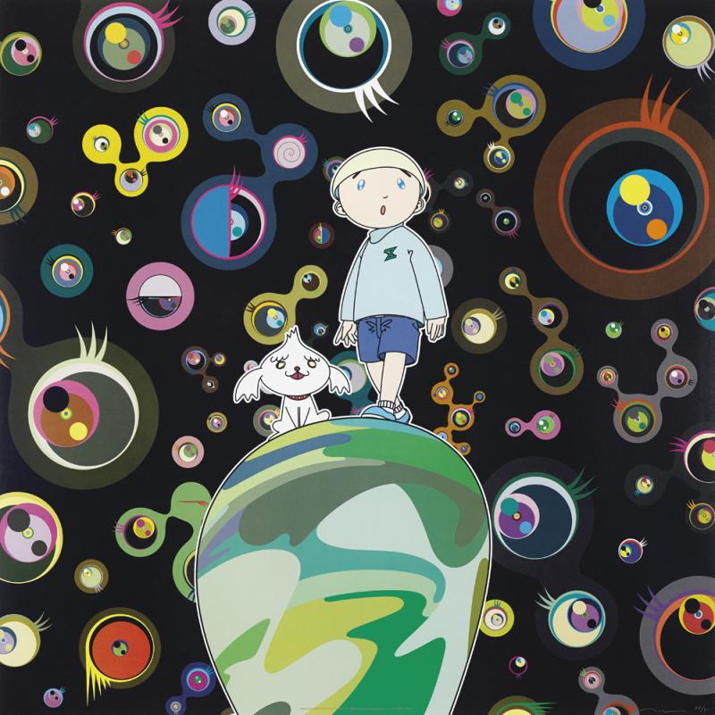 Takashi Murakami - Jellyfish Eyes, Max & Shimon in the Strange Forest