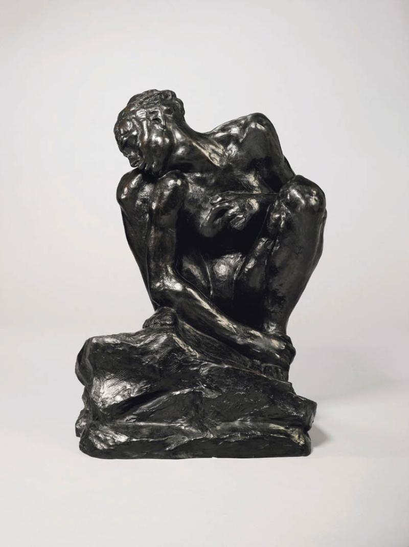 Auguste Rodin - La Femme Accroupie, Grand Modèle avec une Terrasse Plus Haute