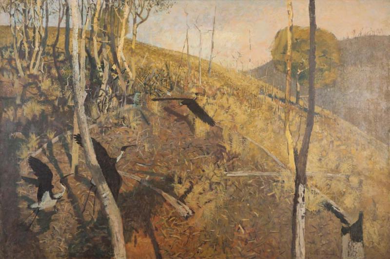 David Schlunke - Landscape with Ibis