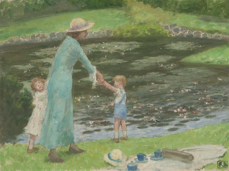 RUPERT BUNNY - The Lily Pond (From the Royal Botanic Gardens, Melbourne series)