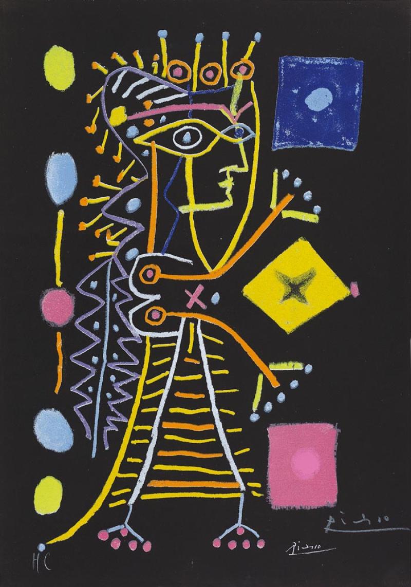 Pablo Picasso - Jacqueline (La Dame aux Dés)