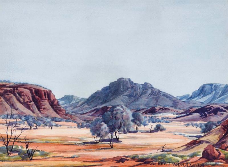 Albert Namatjira - Central Australian Landscape