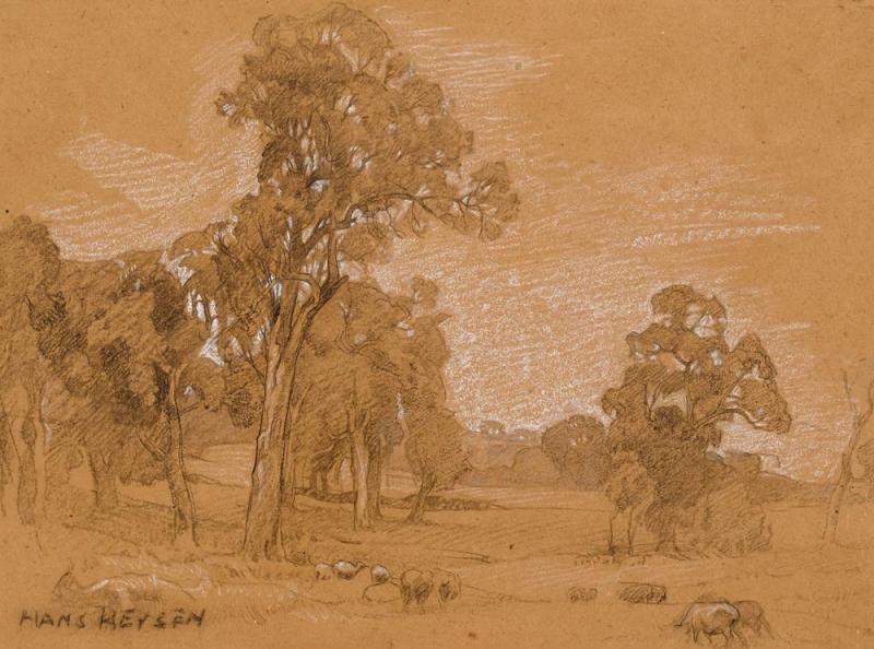 Hans Heysen - Ambleside Landscape, Mount Barker, South Australia