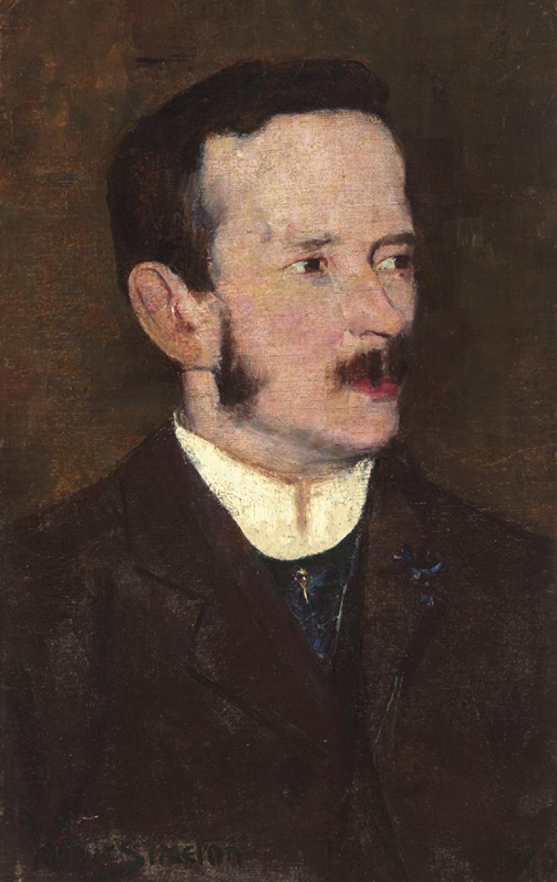 ARTHUR STREETON - Portrait of a Man (Portrait of a William H. Read [Arthur Streeton's brother-in-law])