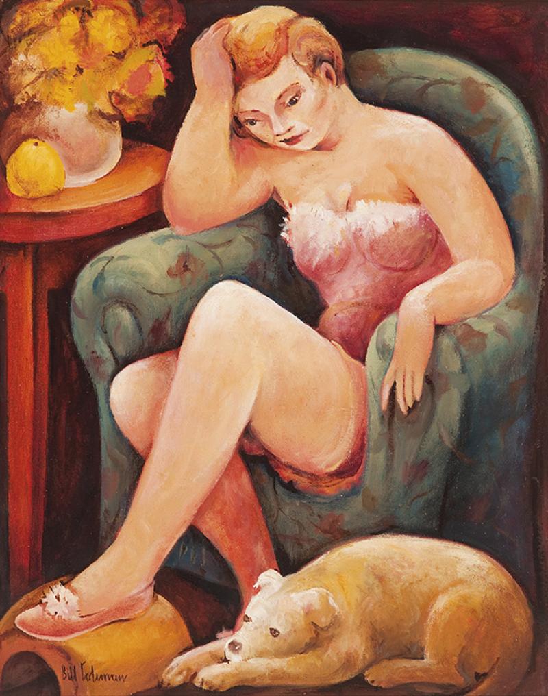 BILL COLEMAN - Girl with a Dog