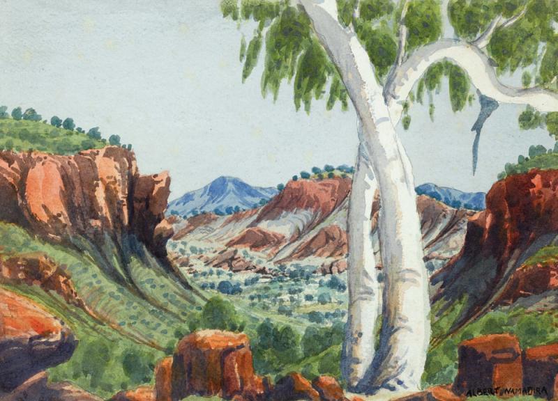 Albert Namatjira - Central Australian Landscape