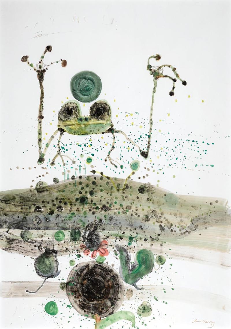 John Olsen - Frog in a Pond