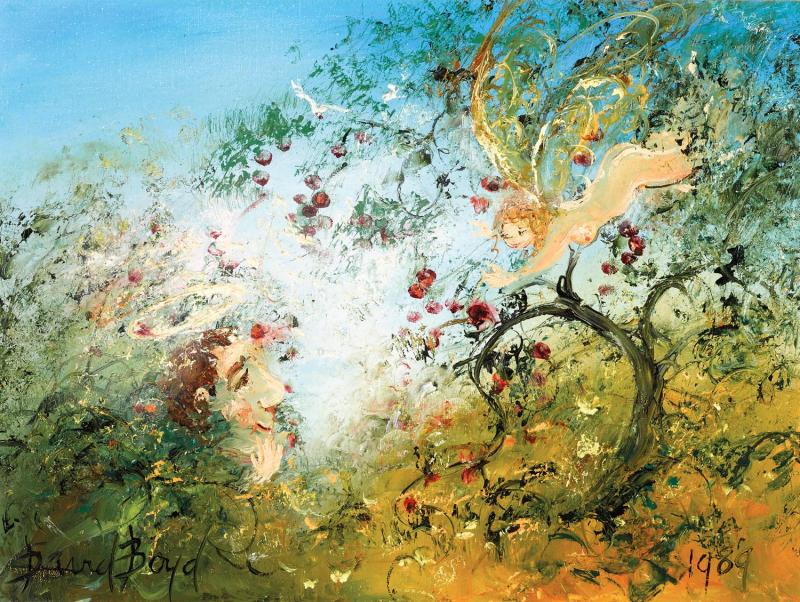 David Boyd - St Peter's Vision in an Orchard