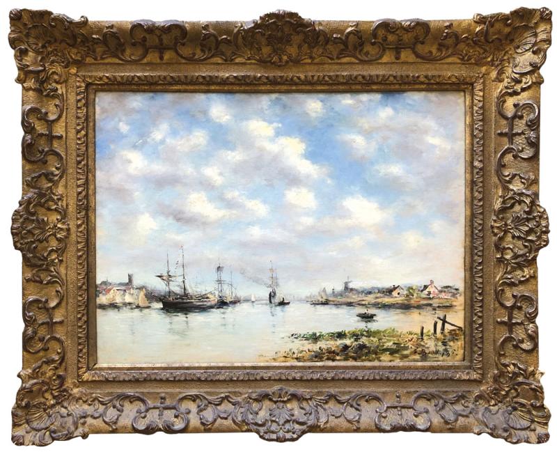 Eugène Boudin - La Meuse devant Dordrecht (The Meuse near Dordrecht)