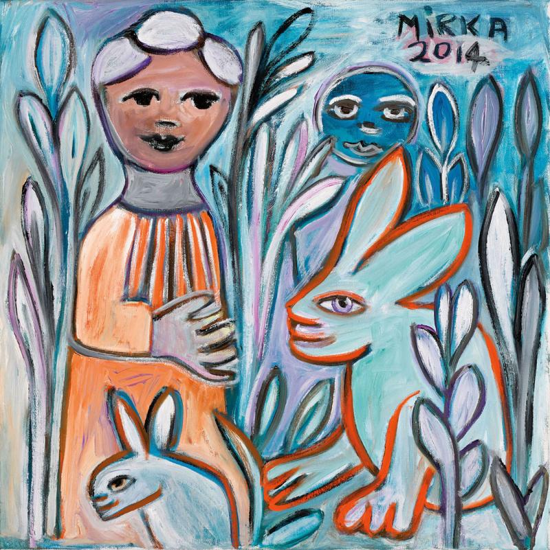 Mirka Mora - Welcoming the Blue Moon
