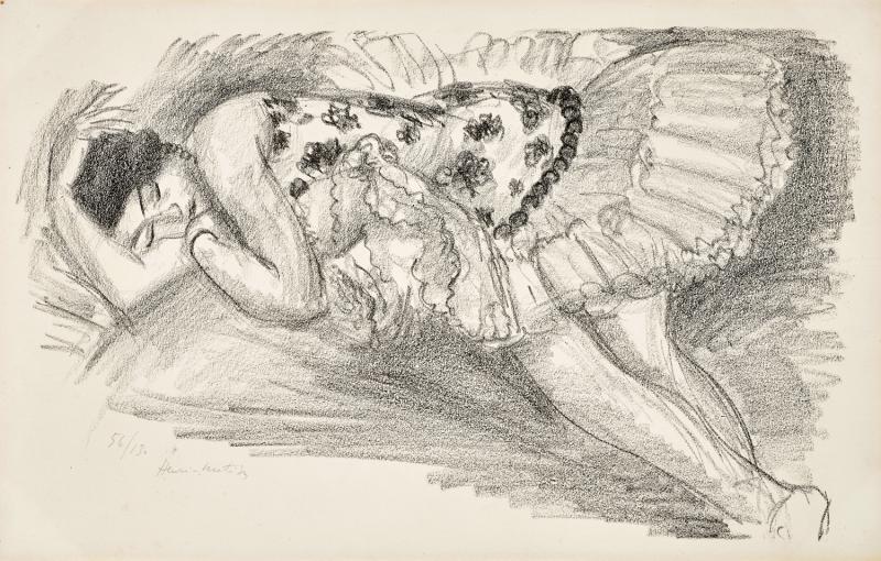 Henri Matisse - Danseuse Endormie au Divan, from Dix Danseuses