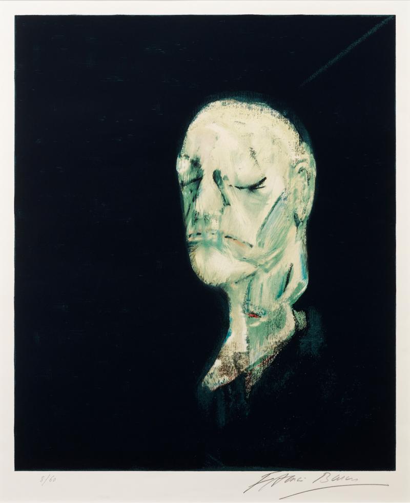 Francis Bacon - Masque Mortuaire de William Blake