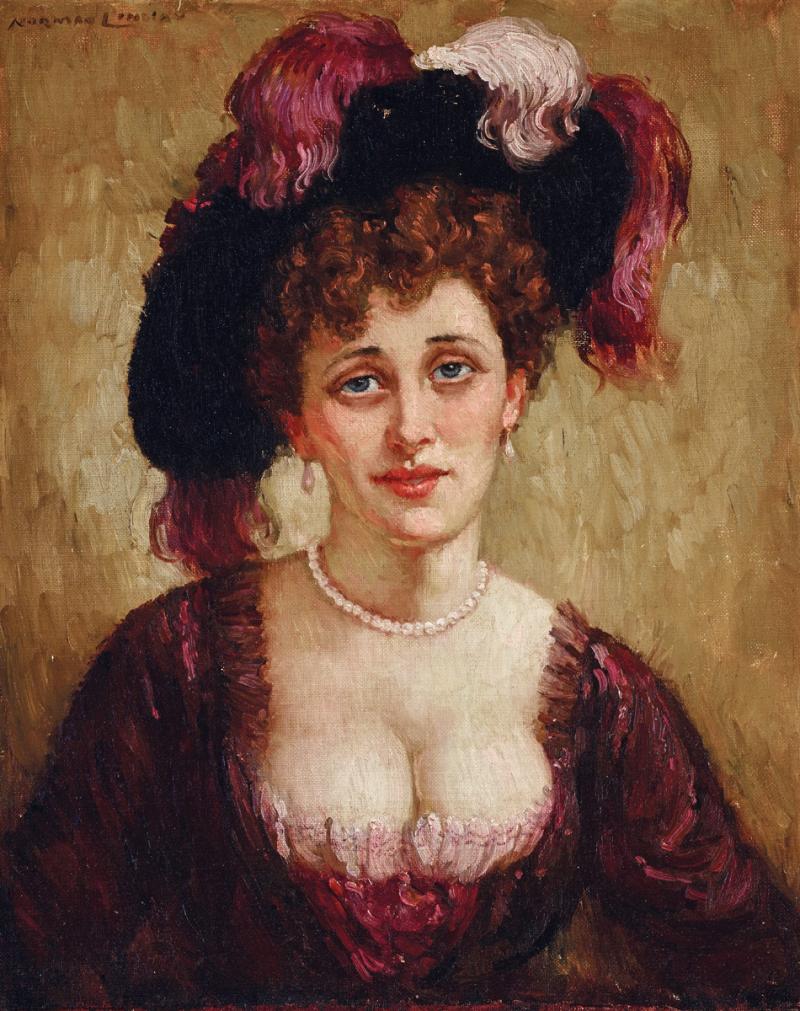 Norman Lindsay - Eleanor with Hat