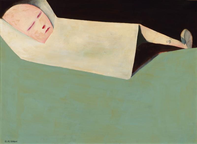 Charles Blackman - Sleeping Figure