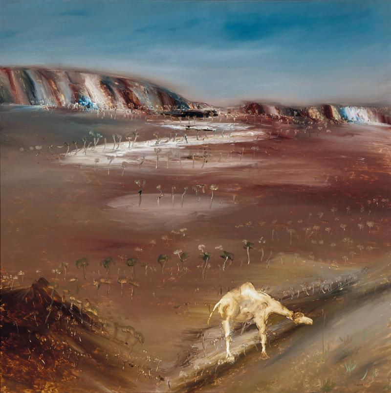 Sidney Nolan - Landscape with Camel (Burke and Wills)