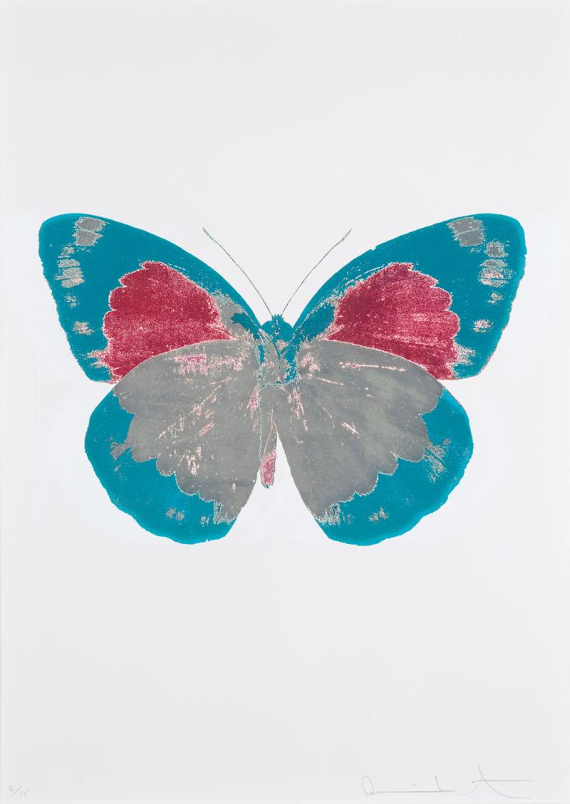 Damien Hirst - The Souls II - Silver Gloss/Topaz/Loganberry Pink