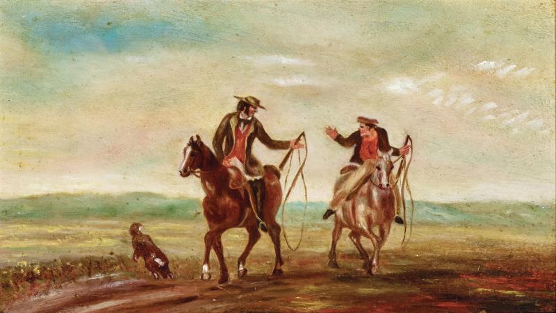 THOMAS BALCOMBE - (Men on Horseback)
